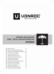 VONROC GP509 Serie Traducción Del Manual Original