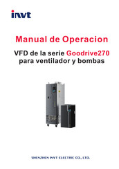 INVT GD270-160-4 Manual De Operación