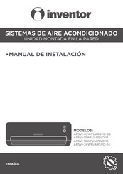 INVENTOR AR5VI-12WFI/AR5VO-12 Manual De Instalación