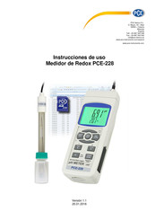 PCE Instruments PCE-228SLUR Instrucciones De Uso