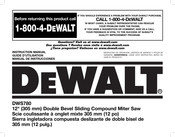 DeWalt DEWRDWS780R Manual De Instrucciones