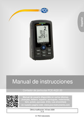 PCE Instruments PCE-AQD 20-ICA Manual De Instrucciones