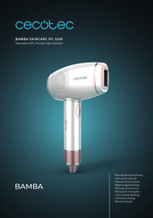 cecotec Bamba SkinCare IPL Gun S Manual De Instrucciones