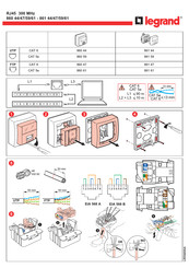 Legrand Oteo 860 44 Instrucciones