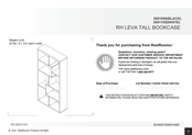 RealRooms Products RH LEVA 3001109 Instrucciones De Montaje