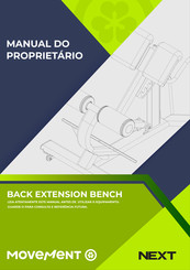 Movement NEXT BACK EXTENSION BENCH Manual De Instrucciones