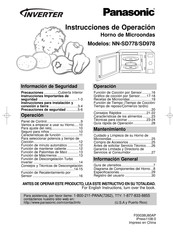 Panasonic NN-SD778 Instrucciones De Operación