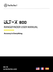 TecTecTec ULT-X 800 Manual Del Usuario