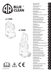 Blue Clean e-1300 Traducción De Las Instrucciones Originales