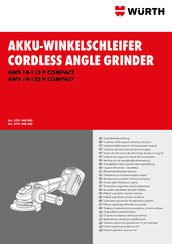 Würth AWS 18-115 P COMPACT Traducción Del Manual De Instrucciones De Servicio Original