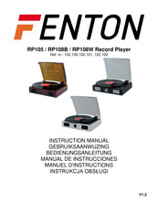 Tronios Fenton RP108W Manual De Instrucciones