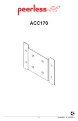 peerless-AV ACC170 Manual Del Usuario