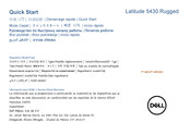 Dell Latitude 5430 Rugged Guia De Inicio Rapido