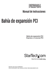 StarTech PEX2PCI4 Manual De Instrucciones