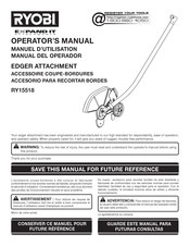 Ryobi RY15518 Manual Del Operador