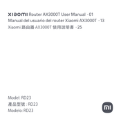 Xiaomi AX3000T Manual Del Usuario