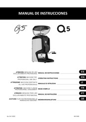 Quality Espresso Q5 Manual De Instrucciones