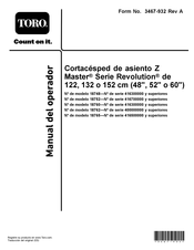 Toro Z Master Revolution 132 Manual Del Operador