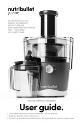 NUTRIBULLET NBJ-100 Guia Del Usuario