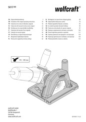 wolfcraft 5017 000 Traduccion Del Manual De Instrucciones Originale