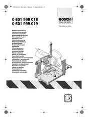 Bosch TT 018 Instrucciones De Servicio