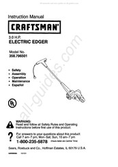 Craftsman 358.796501 Manual De Instrucciones