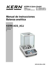 KERN ACJ 300-4M Manual De Instrucciones