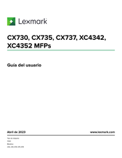 Lexmark CX730 Guia Del Usuario