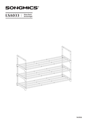 Songmics LSA033 Instrucciones De Montaje