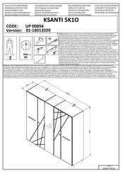 Forma Ideale KSANTI 5K1O Instrucciones De Montaje