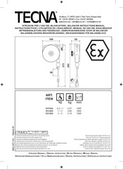 TECNA 9313 AX Manual De Usuario