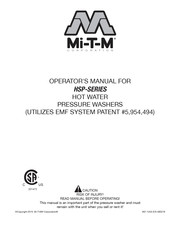 Mi-T-M Corporation HSP-3504-3MGH Manual Del Propietário