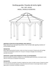 Sunjoy 455501 Instrucciones De Montaje