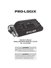 Pro-Logix PL2140 Manual Del Operador