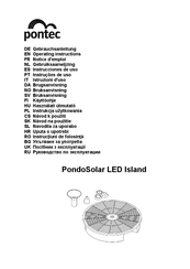 Pontec PondoSolar LED Island Instrucciones De Uso