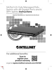 Intellinet Network Solutions IPS-54GM06-10G-450W Manual De Instrucciones