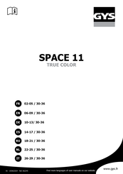 GYS SPACE 11 Manual Original