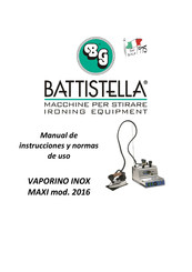 battistella VAPORINO 2016 Manual De Instrucciones Y Normas De Uso