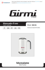 TREVIDEA Girmi ML54 Manual Del Usuario