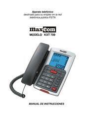 Maxcom KXT 709 Manual De Instrucciones