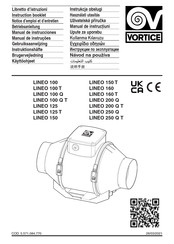 Vortice Lineo 160 T V0 Manual De Instrucciones