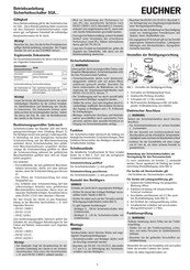 EUCHNER SGA1 Serie Manual De Instrucciones