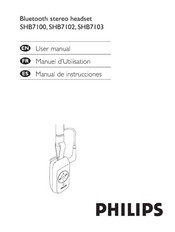 Philips SHB7100 Manual Del Usuario