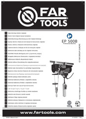 Far Tools EP 500B Traduccion Del Manual De Instrucciones Originale