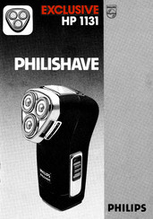 Philips EXCLUSIVE PHILISHAVE HP 1131 Manual Del Usuario