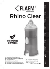 FLAEM Rhino Clear RC1-1 Manual De Instrucciones De Uso