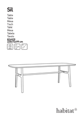 Habitat Sil 824025 Instrucciones De Montaje