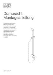 Dornbracht 36 111 970 Serie Instrucciones De Montaje