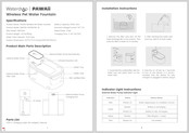 Waterdrop PAWAII PWF03K-W Guia De Inicio Rapido