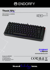 ENDORFY Thock 75% Manual Del Usuario